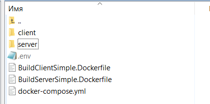 docker folder